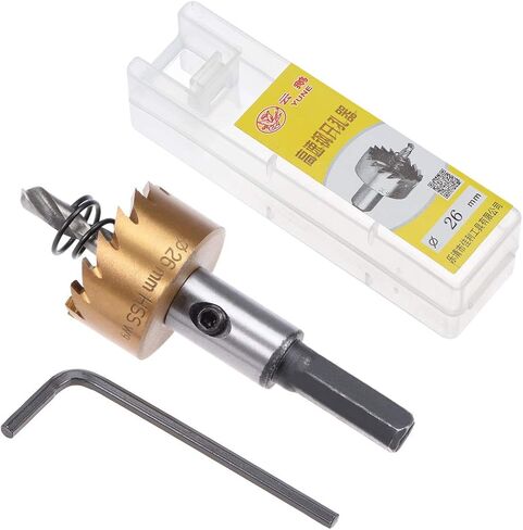 uxcell 25mm HSS Drill Bit Hole Saw Stainless High Speed Steel Metal Alloy in Saudi Arabia
