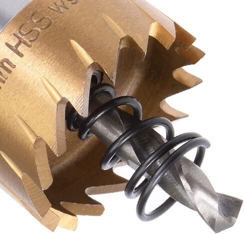 uxcell 25mm HSS Drill Bit Hole Saw Stainless High Speed Steel Metal Alloy in Saudi Arabia