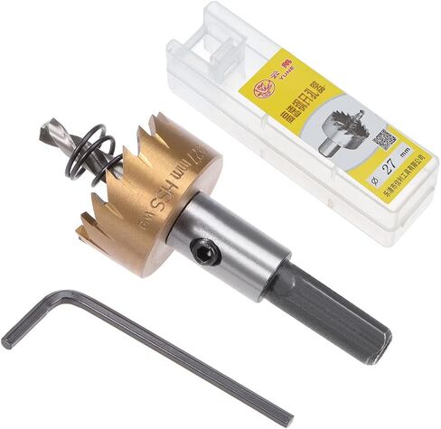 uxcell 25mm HSS Drill Bit Hole Saw Stainless High Speed Steel Metal Alloy in Saudi Arabia