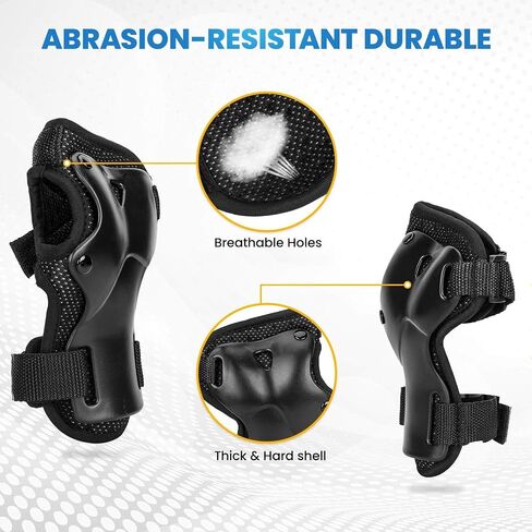 Wrist Guard, BOSONER Wrist Guards for Roller Skating, Skateboarding, Wristsavers Brace Protective Gear for Adults/Kids/Youth (1 Pair) in Kuwait