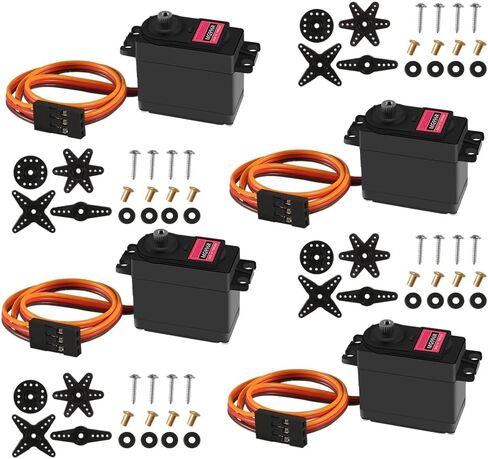 8Pcs SG90 Micro Servo Motor Mini Servo SG90 9g Analog Servo SG90 Steering Gear Compatible with RC Helicopter Airplane Car Boat Robot in Kuwait