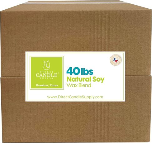 Soy Wax for Candle Making | 20lb Soy Candle Wax Slab | Smooth Blend for High Load Fragrance Formulation |Candle Making Supplies in Saudi Arabia