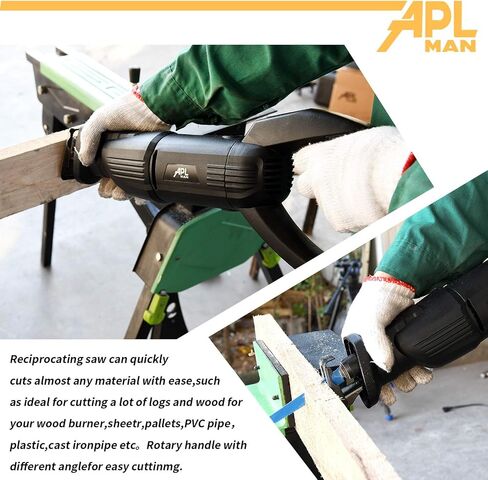 Reciprocating Saw，8.5 Amp Motor,Quickly Cut Depth in Wood and Metal Cutting By 1020W,3/4"(28mm) Stroke Length, 2800SPM and 6" Max. in Saudi Arabia