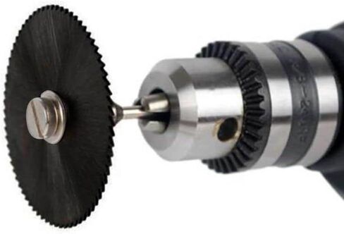 HSS Saw Blade Durable Electric Grinder Accessories Metal Cutter for Drill Woodworking Cutting Disc(Black) in Saudi Arabia