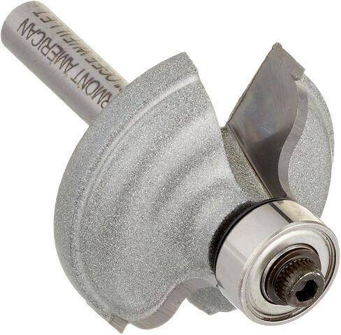 Vermont American 23147 3/16-Inch Radius Carbide Tipped Ogee with Fillet Router Bit, 1/2-Inch Ball Bearing 1/4-Inch Shank in Saudi Arabia