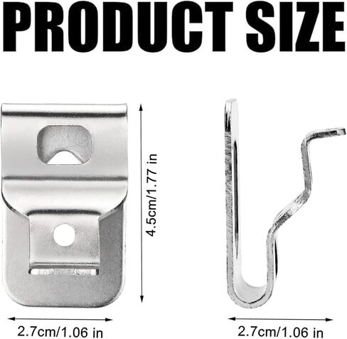 5 قطع مشابك حزام لديوالت، 304 من الفولاذ المقاوم للصدأ مجموعة أدوات الحفر مع مسامير لديوالت N268241 مناسبة لأدوات الطاقة 20 فولت DCD980 DCD985 DCD980L2 DCD985L2 in Kuwait