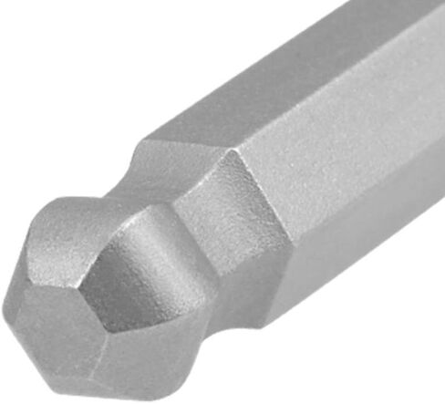 uxcell H4 (4mm) Ball End Screwdriver Bits, S2 Steel Magnetic 3.9 Inch Long Drill Bit with 1/4 Inch Hex Shank in Saudi Arabia