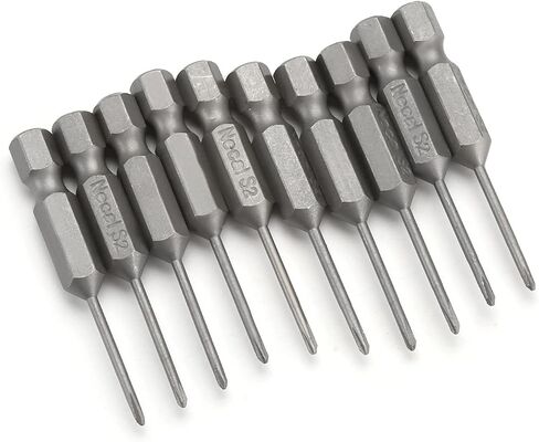 Utoolmart Phillips Screwdriver Bits, 1.6PH00 Magnetic Cross Head Screw Driver Bit, with 1/4 Inch Hex Shank, 50mm Length S2 Steel Screw Driver Kit Tools, for Repair Work, 10 Pcs in Saudi Arabia