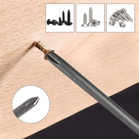 Utoolmart Phillips Screwdriver Bits, 1.6PH00 Magnetic Cross Head Screw Driver Bit, with 1/4 Inch Hex Shank, 50mm Length S2 Steel Screw Driver Kit Tools, for Repair Work, 10 Pcs in Saudi Arabia