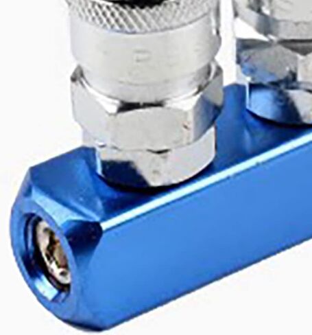 Air Hose Splitter, Quick Connect Air Hose Splitter Coupler Air Compressor Splitter(Round 3 Way) in Saudi Arabia