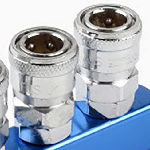 Air Hose Splitter, Quick Connect Air Hose Splitter Coupler Air Compressor Splitter(Round 3 Way) in Saudi Arabia