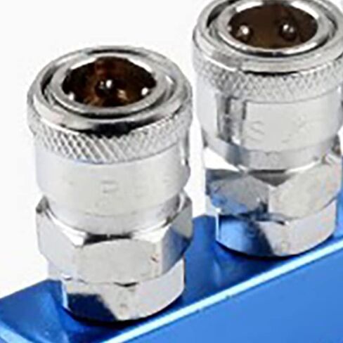 Air Hose Splitter, Quick Connect Air Hose Splitter Coupler Air Compressor Splitter(Round 3 Way) in Saudi Arabia