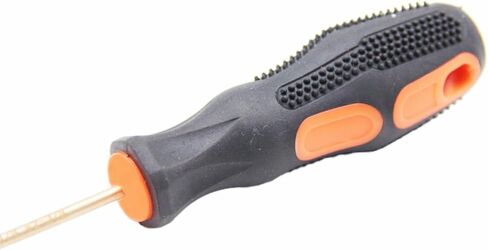 TMAX مفك براغي مسطح غير مثير 1/8 بوصة، طول العمل 2-3/8 بوصة، نحاس البريليوم البرونزي غير شرارة in Saudi Arabia