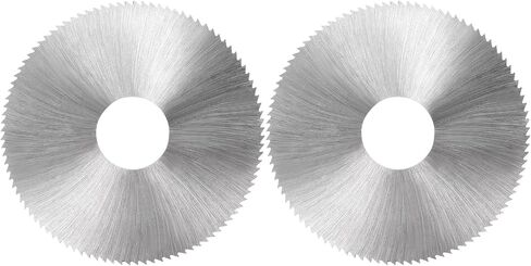 uxcell HSS Saw Blade Set, 80mm 108 Tooth Circular Cutting Wheel 0.8mm and 1mm Thick w 22mm Arbor 2pcs in Saudi Arabia