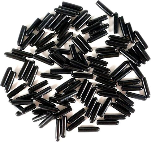 واقيات خيط المسمار PVC المطاط جولة أنبوب الترباس غطاء البلاستيك نهاية غطاء الغطاء الداخلي Dia.6mm الأحمر 100PCS in Kuwait