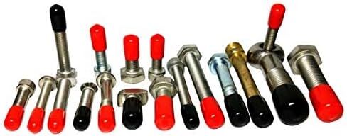 واقيات خيط المسمار PVC المطاط جولة أنبوب الترباس غطاء البلاستيك نهاية غطاء الغطاء الداخلي Dia.6mm الأحمر 100PCS in Kuwait