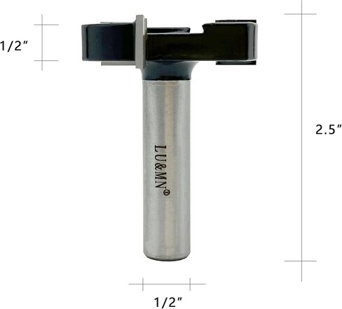 Carbide Router Bits, 1/2 inch Shank 2 inch Cutting Diameter, Slab Flattening Router Bit Planing Bit Wood Milling Cutter Planer Woodworking Tool by LU&MN in Saudi Arabia