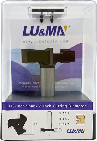 Carbide Router Bits, 1/2 inch Shank 2 inch Cutting Diameter, Slab Flattening Router Bit Planing Bit Wood Milling Cutter Planer Woodworking Tool by LU&MN in Saudi Arabia