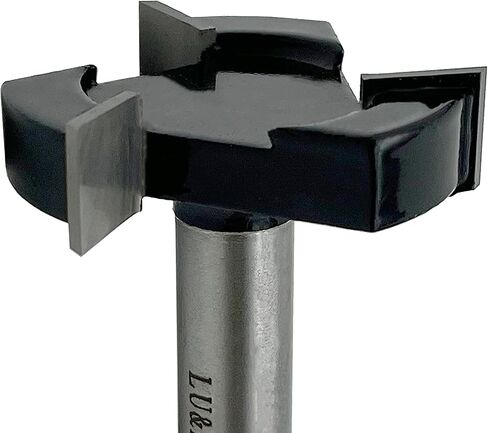 Carbide Router Bits, 1/2 inch Shank 2 inch Cutting Diameter, Slab Flattening Router Bit Planing Bit Wood Milling Cutter Planer Woodworking Tool by LU&MN in Saudi Arabia