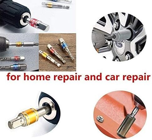 3Pcs 1/4" 3/8" 1/2" Bits Cr-V Hex Shank,Impact Grade Socket Adapter/Extension Set Turns Power Drill Into High Speed Nut Driver,for Cordless Drills Ratchet Extension,Universal Socket Wrench Adapter Set in Saudi Arabia