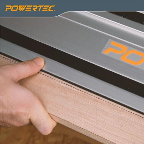 طقم سكة دليل منشار المسار POWERTEC 110 بوصة لماكيتا وفيستول، يتضمن قضبان توجيه 2PK مقاس 55 بوصة، وموصلات سكة توجيه دليل 2PK، ومشابك منشار المسار 2PK 7 بوصة (72057) in Kuwait