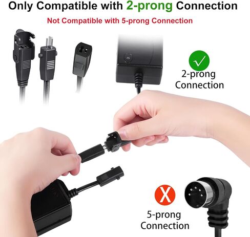 Rechargeable Battery Packs for Reclining Furniture - 2500mAh with LCD Display for Electric Recliners, Power Sofas, Lift Chairs and Couch - only Compatible with 2-Pin Connector Motion Furniture in Saudi Arabia