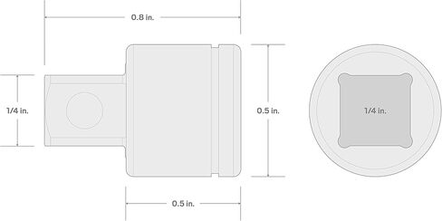 TEKTON 1/4 Inch Drive x 3/4 Inch Mini Extension | SHA01101 in Saudi Arabia