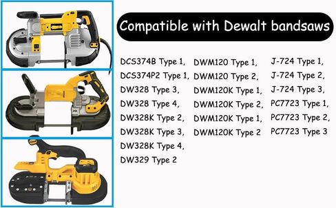 2 Pack 650721-00 Bandsaw Tires Replacement for Dewalt Band Saw Rubber Tires and Milwaukee Bandsaw Pulley Tires A02807 DWM120 DW328K DCS374 D28770 D28770K 6230 514002079 6232-20 in Saudi Arabia