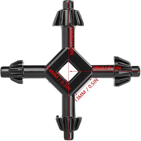 4 in 1 Drills Chuck Key,4 in 1 Multifunctional Steel Drills Chuck Key Fit Handheld Drilling Tool in Saudi Arabia