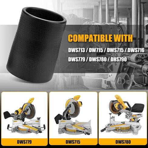 استبدال محول تفريغ المنشار الميتري لديوالت - يناسب 1 7/8 بوصة خرطوم تجميع الغبار ملحقات المنشار الميتري لمتجر Vac in Kuwait