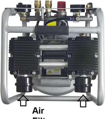 California Air Tools 10020CAD-22060 Ultra Quiet, Oil-Free and Powerful 2 Hp Air Compressor with Auto Drain Valve in Saudi Arabia