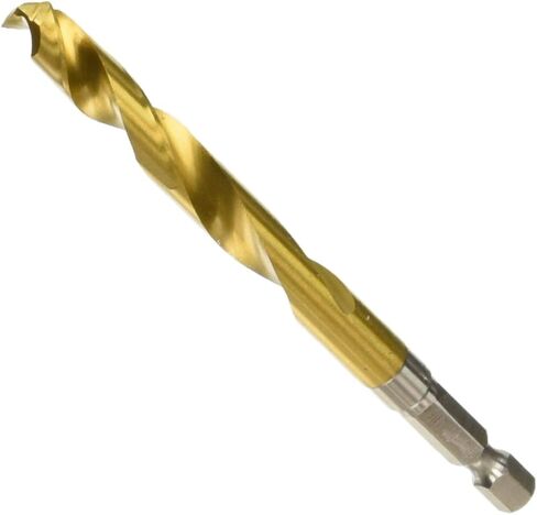 أداة ميلووكي الكهربائية 48-89-4618 لقمة مثقاب تويست، قطر 21/64 بوصة × 4.49 بوصة طول، 2-47/64 بوصة، ساق سداسية 1/4 بوصة، 135 درجة in Saudi Arabia