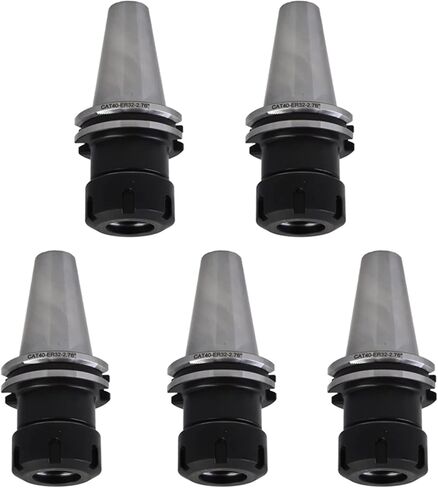 5 Piece Collet CAT40-ER32-2.76-Inch Tool Handle Collet Suitable for CNC Engraving Machine Milling Machine in Saudi Arabia