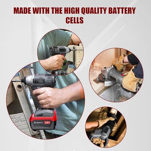 PC18BLX 18V 6000mAh Lithium Replacement Battery for Porter Cable 18V Battery Compatible with Porter Cable 18 Volt Battery PC18B PC18BL PC18BLX PCC489N PC188 PCXMVC Battery Cordless Power Tools in Kuwait