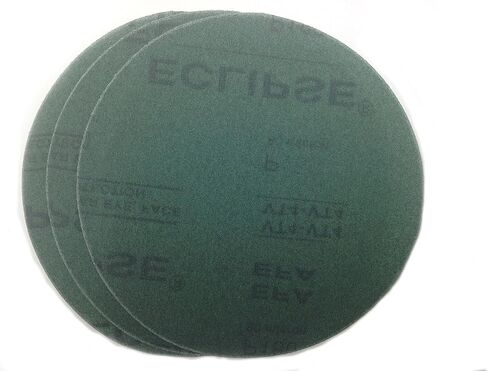 Sungold Abrasives 07874 أقراص صنفرة بخطاف وحلقة من فيلم Eclipse لآلات صنفرة الأحجار الكريمة 60 ميكرون بالجملة 20 حزمة، 11-1/4 بوصة، in Kuwait
