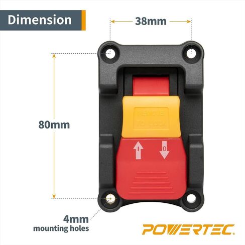 POWERTEC L-Push Stick Fits Table Saw, Router Table, Shaper. Wood Pusher Reduces Kickback & Increases Safety for Wood working Accessories. 2PK (71030) in Saudi Arabia
