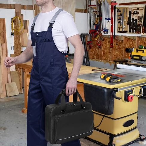 Battery Storage Bag Compatible with Dewalt 12V 18V 20V 60V Max Battery and Charger, Tool Battery Carrying Case with Accessory Pocket for 12V 18V 20V 60V 2.0/3.0/4.0/5.0/6.0/9.0-Ah Batteries in Saudi Arabia