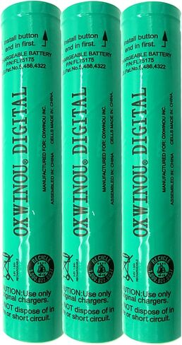 XUNTU 3.6V 1800mAh 75175 Battery Compatible with Streamlight Stinger DS LED HP XT 75175 75375 75813 75810 PolyStinger Pelican M9 FL126 Flashlight(1-Pack) in Saudi Arabia