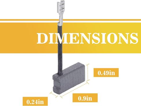 4 Pack 381028-02 Reliable Carbon Brushes Replacement Parts Compatible with Dewalt DW718 / DWS780 / DW717 / DW708 Miter Saw,Dewalt Electric Power Tools Replacement Parts in Saudi Arabia