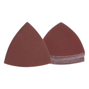 30pcs Mouse Sander Detail Sandpaper - [3000 Grit, 3-1/8" ] Triangle Hook and Loop Assorted Sanding Pads Sheet for Wood Furniture Polishing Use | Aluminum Oxide Sandpaper