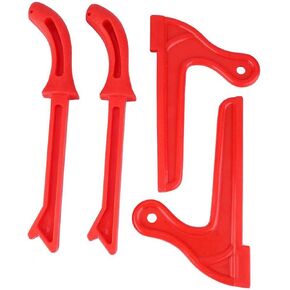 4 Pack Safety Push Sticks, Straight Table Saw Push Blocks and V Style Push Sticks, Wood Working Push Stick Set, Hand Protection for Table Saw Band Saws Router Table Carpentry Woodworking