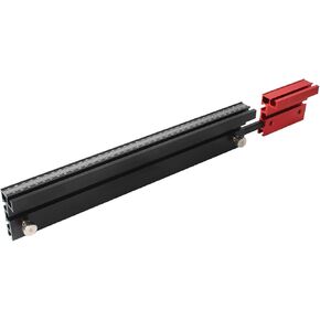 Table Saw Miter Gauge, Aluminum Alloy Precision Miter Gauge with Miter Fence and 45 degree Angled Ends for Maximum Stock Support and a Repetitive Cut Flip Stop