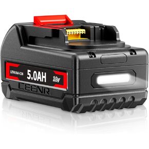 CEENR 5.0Ah BL1860B Lithium ion Battery Replace for Makita 18V Battery Compatible with Makita Battery