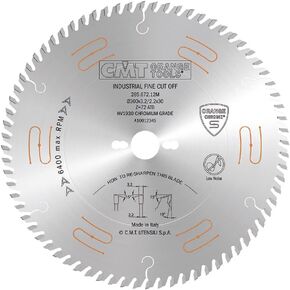 CMT 285.672.12M Orange Chrome Heavy-Duty Crosscut Blade 12" x T72 ATB