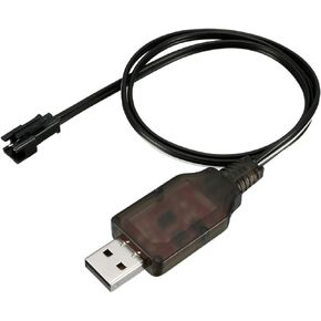 uxcell SM-2P Positive USB Charging Cable for RC Car 7.2 V 250 mA Ni-MH Ni-CD Battery