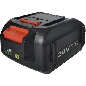 20V 6.0Ah Lithium-ion Battery Replacement for Worx 20V Battery WA3578 WA3520 with Power Level Indicator Compatible with Worx 20-Volt Cordless Power Tools WG163 WG170 WG546.9