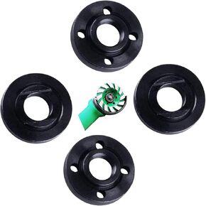 (2+2pk) 193465-4 Inner Outer Angle Grinder Flange Nut Replacement Parts For Dewalt Ryobi Milwaukee Makita Black & Decker 224399-1 224568-4 Metal Lock Nut Kit