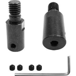 2Pcs Angle Grinder Motor Shaft Coupler M10 5mm Sleeve Saw Blade Connector for Saw Blade Connection Coupling Joint Connector Coupler Sleeve Accessories
