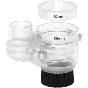 2-in-1 65mm & 52mm CNC Dust Shoe, Compatible with Most 65mm/52mm Spindle Motor Router, Hose Adapter 38mm (1.5″) in Kuwait