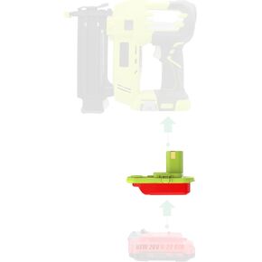 Adapter for Ryobi 18v Type Tools - Compatible with Craftsman New 20v V-20 Red-Black Style (Not B&D) Slider Batteries for Power Supply (Without Charging Function) - Includes 1 Adapter